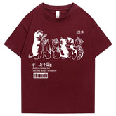 Camiseta de ducha de gato
